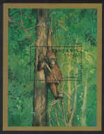 Tanzania Orangutan MS 1996 MNH Sc#1696 - Tanzania (1964-...)