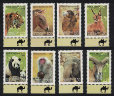 Tajikistan Tiger Panda Camel Caracal Elephant 8v Margins 2009 MNH SG#393-400 MI#531-538 - Tadzjikistan