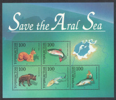 Tajikistan Animals Fish - Save The Aral Sea MS 1996 MNH SG#MS89 MI#Block 8 - Tagikistan