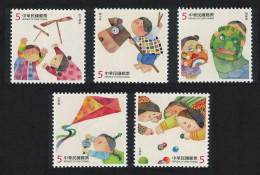 Taiwan Children At Play 5v 2014 MNH SG#3798-3802 - Unused Stamps