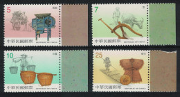 Taiwan Early Agricultural Implements 4v Margins 2001 MNH SG#2715-2718 - Ungebraucht