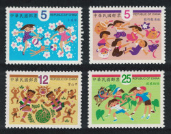 Taiwan Children's Playtime Rhymes 4v 2001 MNH SG#2704-2707 - Unused Stamps