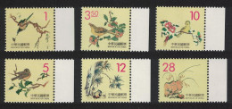 Taiwan Birds And Plants Chinese Engravings 6v Margins 1999 MNH SG#2532-2537 MI#2499-2504 - Ongebruikt