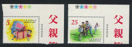 Taiwan Fathers' Day 2v Corners 1999 MNH SG#2584-2585 - Neufs