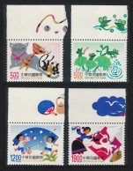 Taiwan Children's Nursery Rhymes 4v Margins 1998 MNH SG#2468-2471 - Neufs