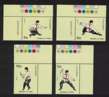 Taiwan Martial Arts 4v Corners 1997 MNH SG#2416-2419 - Unused Stamps
