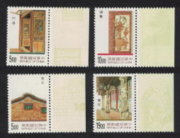 Taiwan Traditional Architecture 4v Margins 1997 MNH SG#2396-2399 - Unused Stamps
