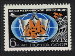 USSR Centenary Of International Metre Convention 1975 MNH SG#4376 - Unused Stamps