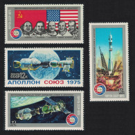 USSR Apollo-Soyuz Space Link 4v 1975 MNH SG#4410-4413 - Neufs