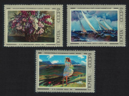 USSR Soviet Paintings 3v Def 1974 SG#4310-12 - Unused Stamps