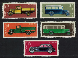 USSR History Of Soviet Motor Industry 2nd Series 5v 1974 MNH SG#4293-4297 - Ungebraucht