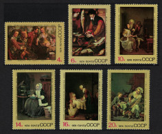 USSR Foreign Paintings In Soviet Galleries 6v 1974 MNH SG#4343-4348 - Neufs