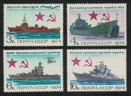 USSR Modern Warships Russian Navy 4v 1974 MNH SG#4303-4306 - Ongebruikt