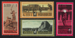 USSR Stalingrad Victory Heroes' Memorial 4v 1973 MNH SG#4142-4145 - Unused Stamps