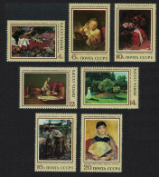 USSR Foreign Paintings In Soviet Galleries 7v 1973 MNH SG#4231-4237 - Neufs
