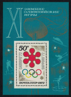 USSR Winter Olympic Games Sapporo Japan MS 1972 MNH SG#MS4035 Sc#3939 - Ungebraucht