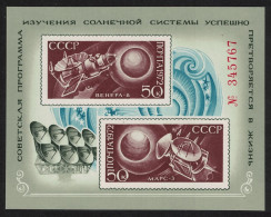 USSR Space Research MS 1972 MNH SG#MS4133 Sc#4045 - Unused Stamps