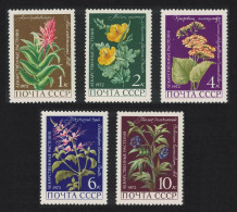 USSR Medicinal Plants 5v 1972 MNH SG#4039-4043 - Unused Stamps