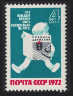 USSR Road Safety Campaign 1972 MNH SG#4130 - Unused Stamps