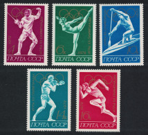 USSR Olympic Games Munich 5v 1972 MNH SG#4073-4077 - Unused Stamps