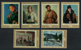 USSR History Of Russian Painting 6v 1972 MNH SG#4123-4128 - Unused Stamps