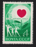 USSR World Heart Month 1972 MNH SG#4036 - Unused Stamps