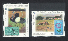 Uruguay Ostriches Birds Bees 2v 2005 MNH SG#2964-2965 - Uruguay