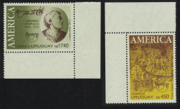 Uruguay Amerigo Vespucci Voyages Of Discovery UPAEP 2v Corners 1991 MNH SG#2049-2050 - Uruguay