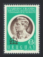 Uruguay Dr. Evaristo C Ciganda Politician Diplomat 1969 MNH SG#1422 MI#1162 - Uruguay