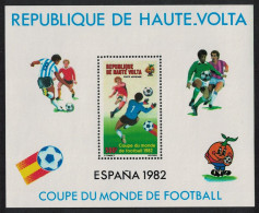 Upper Volta World Cup Football Championship Spain MS 1982 MNH SG#MS638 - Obervolta (1958-1984)