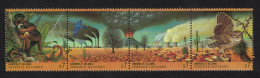 UN Vienna Owl Bird Monkey Environment Climate 4v Strip 1993 MNH SG#V155-V158 - Andere & Zonder Classificatie