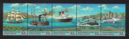UN New York Ships Boats Economic Commissions 5v Strip 1997 MNH SG#729-733 - Sonstige & Ohne Zuordnung