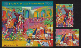 UN New York Basketball Volleyball Sport 2v+MS 1996 MNH SG#703-MS705 - Autres & Non Classés