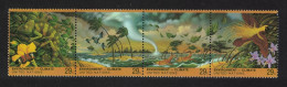 UN New York Bird Of Paradise Antelopes Chameleon Climate Change Strip Of 4v 1993 MNH SG#643-646 - Other & Unclassified