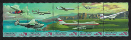 UN Geneva Aircrafts Aviation Economic And Social Commissions 5v Strip 1997 MNH SG#G317-G321 - Sonstige & Ohne Zuordnung