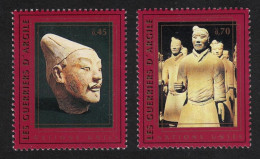 UN Geneva Terracotta Warriors From Emperor Qin Shi Huang's Tomb 2v 1997 MNH SG#G330-G331 - Autres & Non Classés