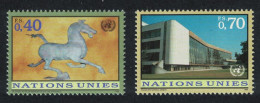 UN Geneva 'Galloping Horse' Chinese Sculpture Han Dynasty 1996 MNH SG#G288-G289 - Andere & Zonder Classificatie