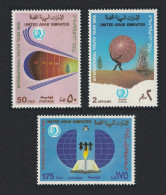 United Arab Emirates International Youth Year 3v 1985 MNH SG#189-191 MI#188-190 Sc#204-206 - Ver. Arab. Emirate