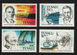 Tuvalu Cent Of British Occupation Of Tuvalu 4v Specimen 1992 MNH SG#625-628 - Tuvalu (fr. Elliceinseln)