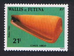 Wallis And Futuna Sea Shells Virgin Cone 1983 MNH SG#430 Sc#305 - Unused Stamps