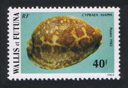 Wallis And Futuna Sea Shells Cypraea Tigris 1982 MNH SG#405 Sc#293 - Unused Stamps