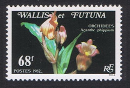 Wallis And Futuna Orchids Acanthe Phippium 68f 1982 MNH SG#397 Sc#284 - Nuevos
