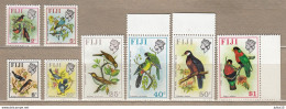 FIJI Birds From 1971-1972 Definitive Set MNH(**) #Fauna935 - Autres & Non Classés