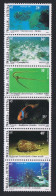 Wallis And Futuna Fish Shells Corals Undersea Fauna Strip Of 6v Folded 1981 MNH SG#370-375 Sc#269a - Ungebraucht