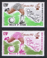 Wallis And Futuna World Cup Football Championship 2v 1981 MNH SG#384-385 Sc#C110-110A - Unused Stamps