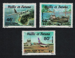 Wallis And Futuna Transport 3v 1979 MNH SG#307-309 Sc#C87-C89 - Ungebraucht
