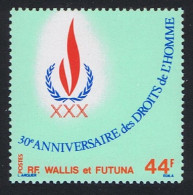 Wallis And Futuna Declaration Of Human Rights 44f 1978 MNH SG#302 Sc#221 - Unused Stamps