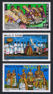 Wallis And Futuna Costumes And Traditions 3v 1978 MNH SG#298-300 Sc#218-220 - Ungebraucht