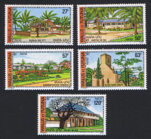 Wallis And Futuna Buildings And Monuments 5v 1977 MNH SG#271-275 Sc#200-204 - Unused Stamps