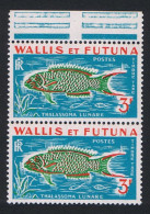 Wallis And Futuna Fish Postage Due 3f Pair 1963 MNH SG#D183 Sc#J38 - Nuovi